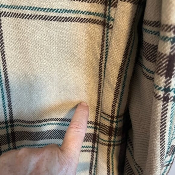Vintage Woolrich full zip wool jacket awesome plaid lots of pockets M unisex - Picture 7 of 11